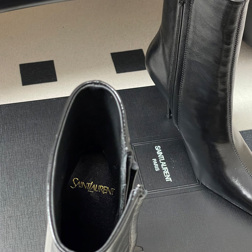 Y51 ASHLEY booties in smooth leather