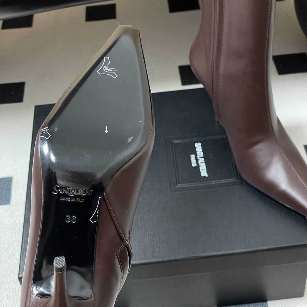 Y51 ASHLEY booties in smooth leather
