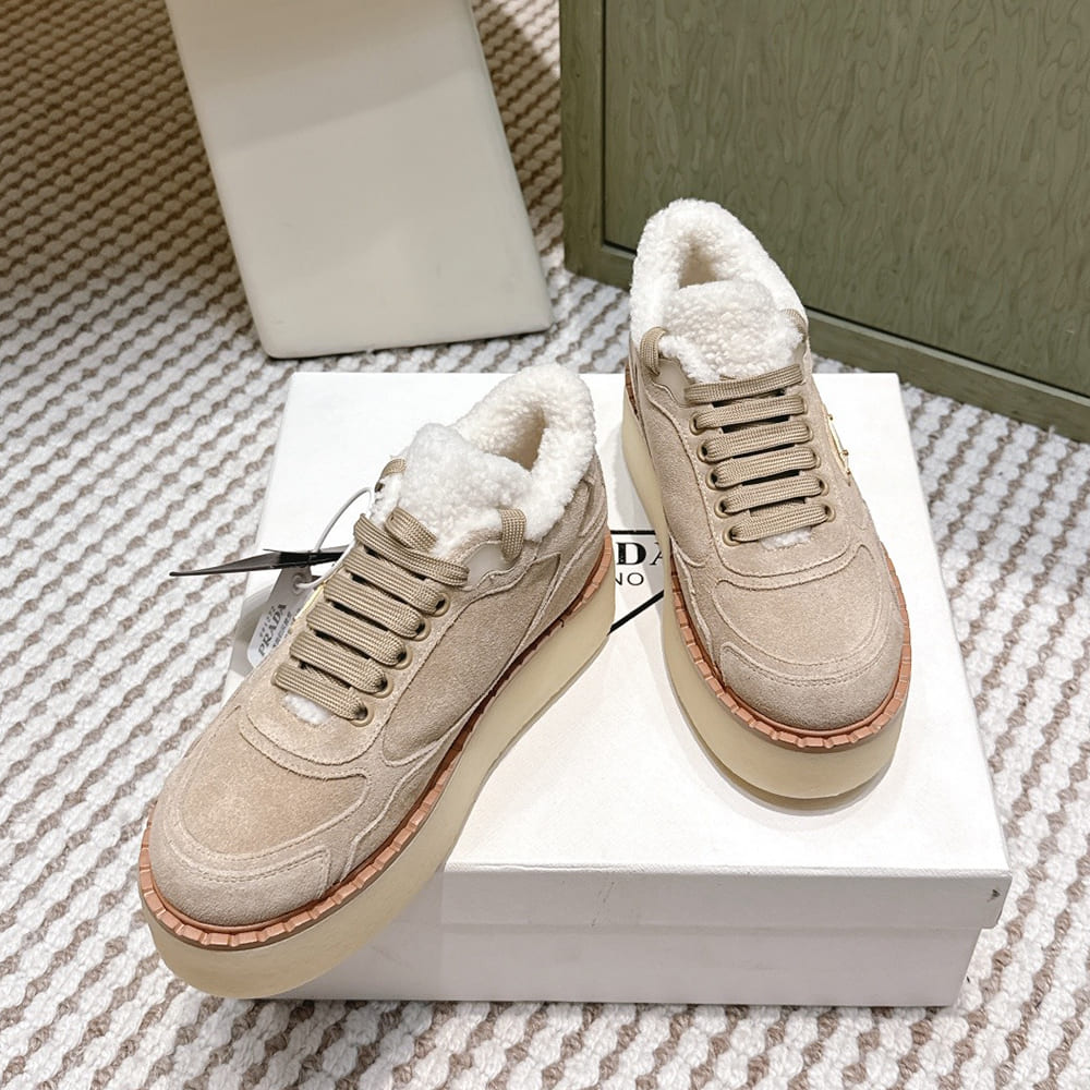 Pra*a Suede mid-top sneakers