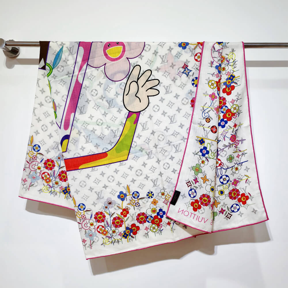 LV x TM Monogram S*perflat Shawl