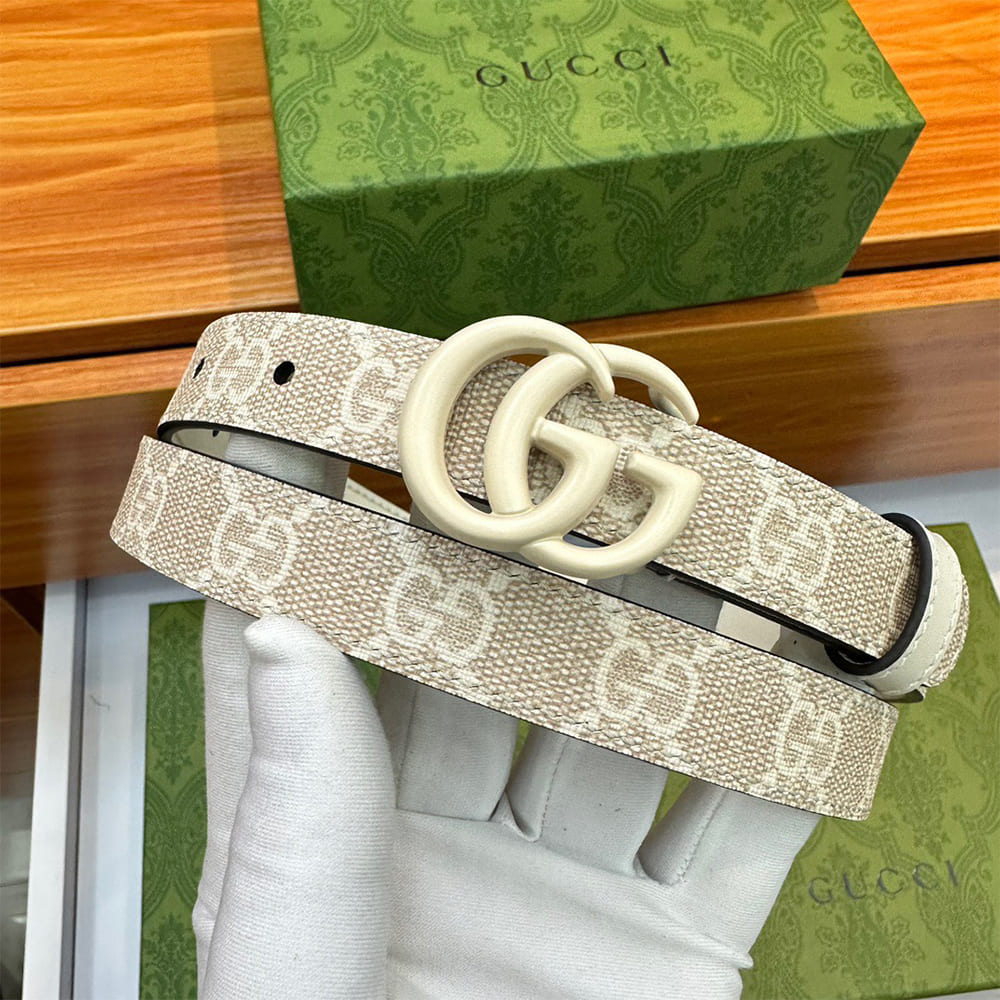 Gvc*1 GG Marmont wide belt GG canvas
