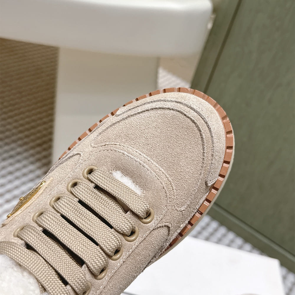 Pra*a Suede mid-top sneakers