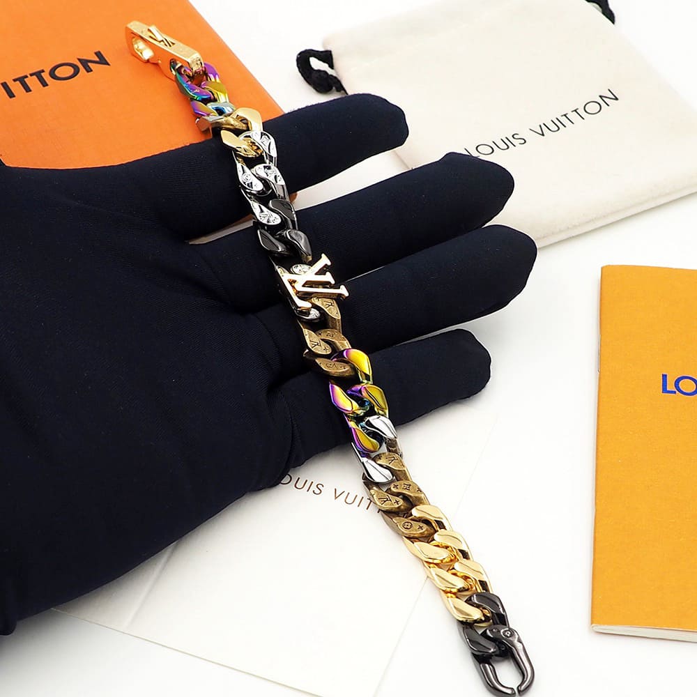 LV CHAIN LINKS PATCHES Bracelet