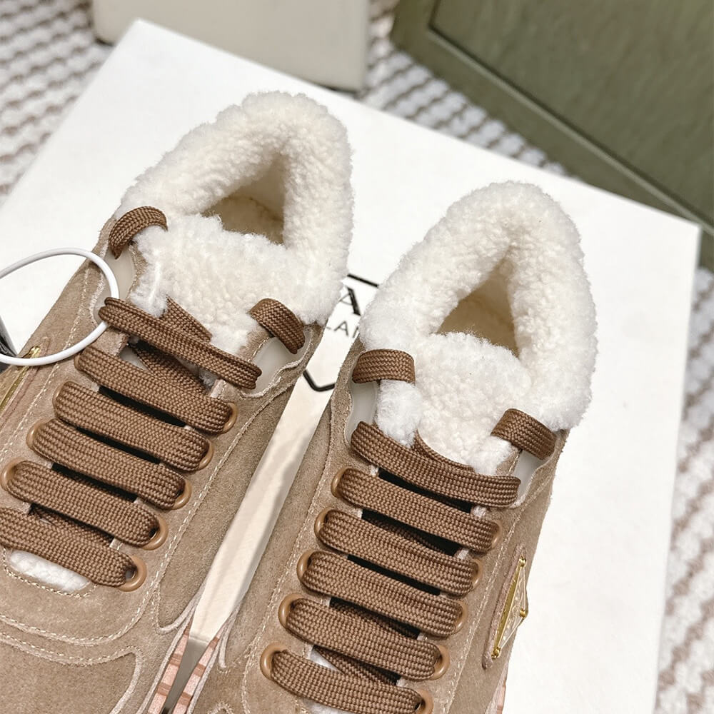 Pra*a Suede mid-top sneakers