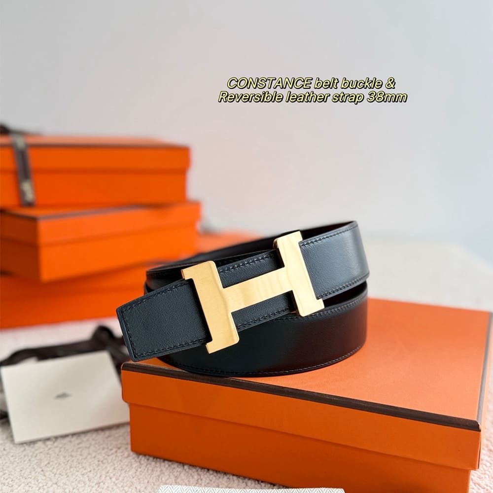 H**me5 Boucle de ceinture Constance & Cuir de ceinture r??versible 38 mm
