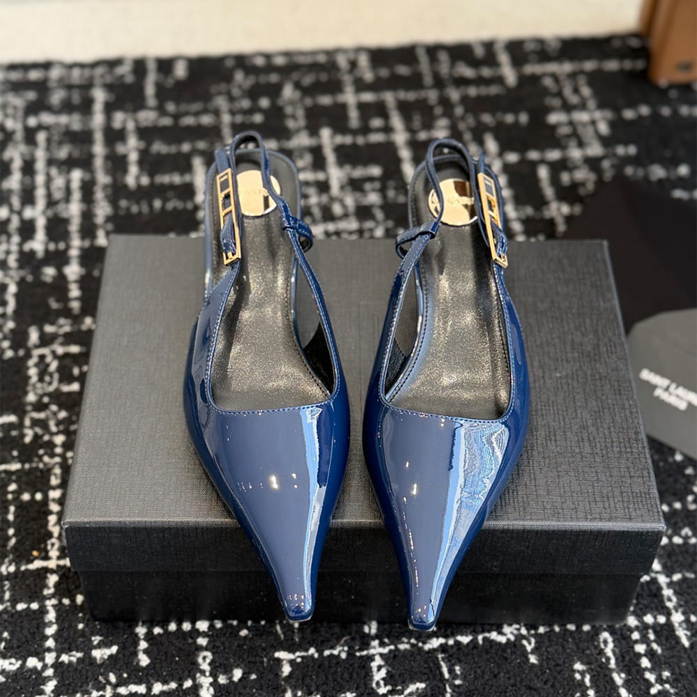 Y51 LEE slingback pumps in patent leather
