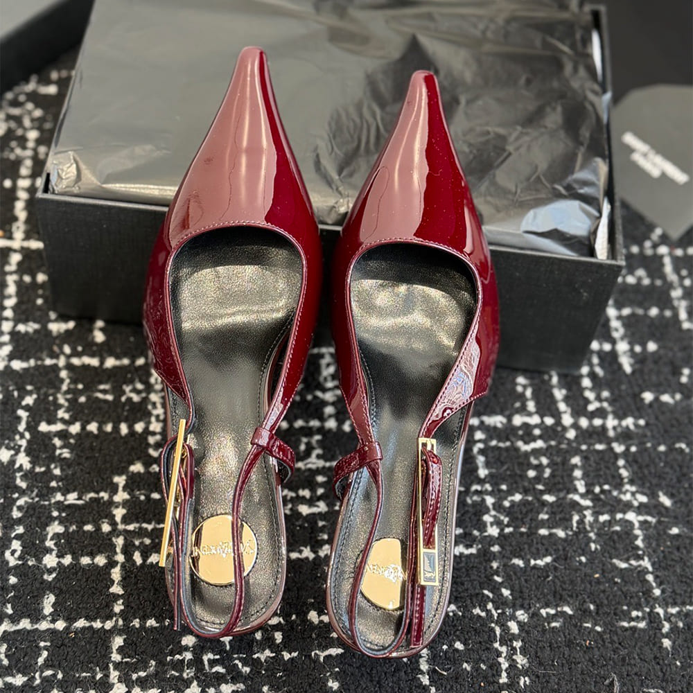 Y51 LEE slingback pumps in patent leather