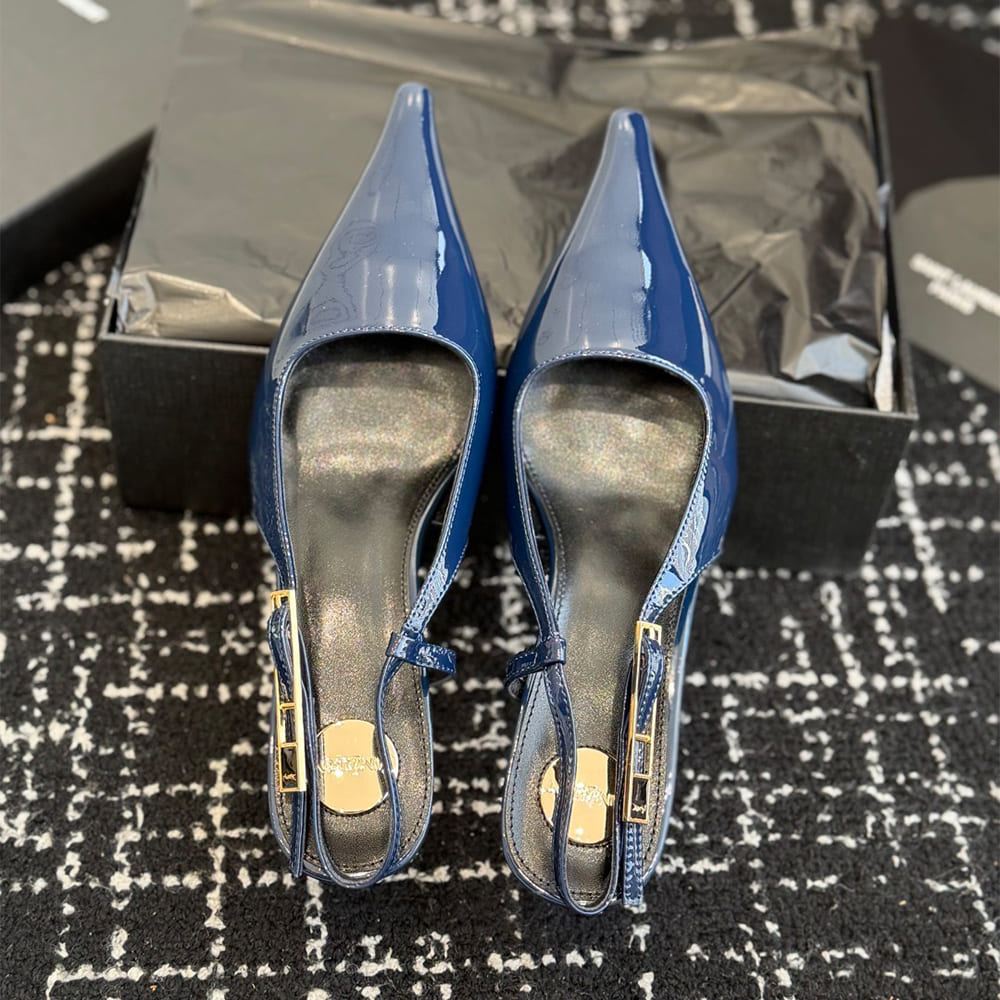 Y51 LEE slingback pumps in patent leather