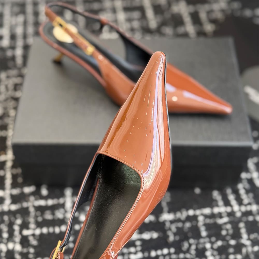 Y51 LEE slingback pumps in patent leather