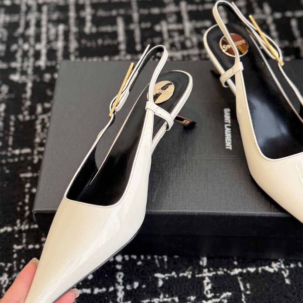 Y51 LEE slingback pumps in patent leather