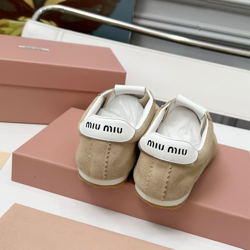 M1um1u Suede Sneakers