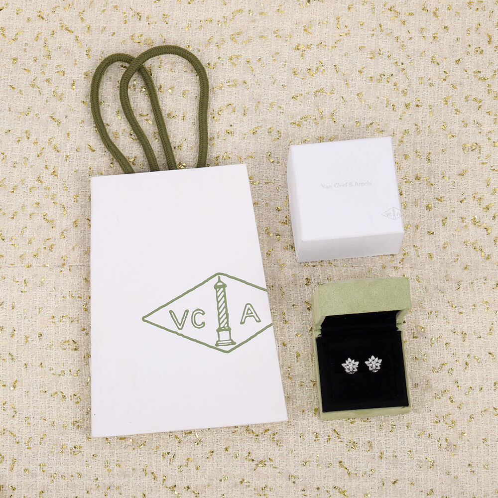 VCA Lotus openwork earrings Earrings