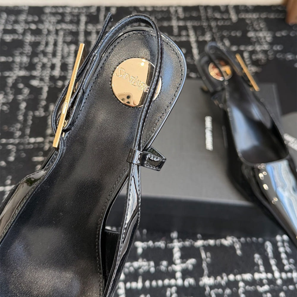 Y51 LEE slingback pumps in patent leather