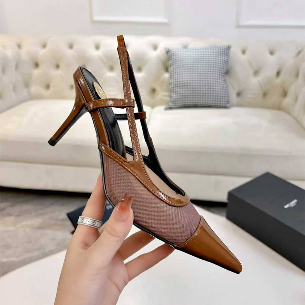Y51 slingback pumps