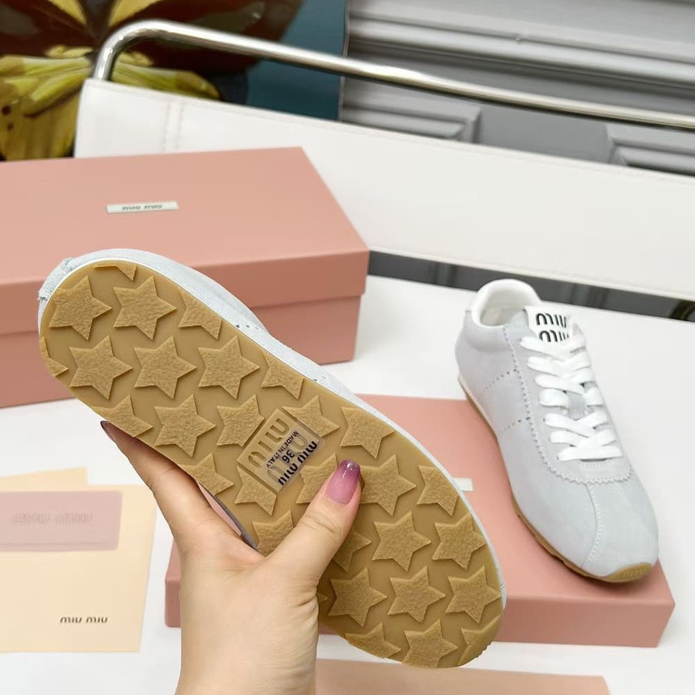 M1um1u Suede Sneakers