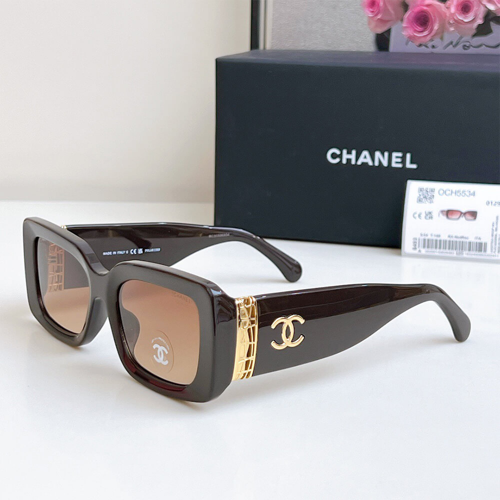 Ch**el Rectangle Sunglasses