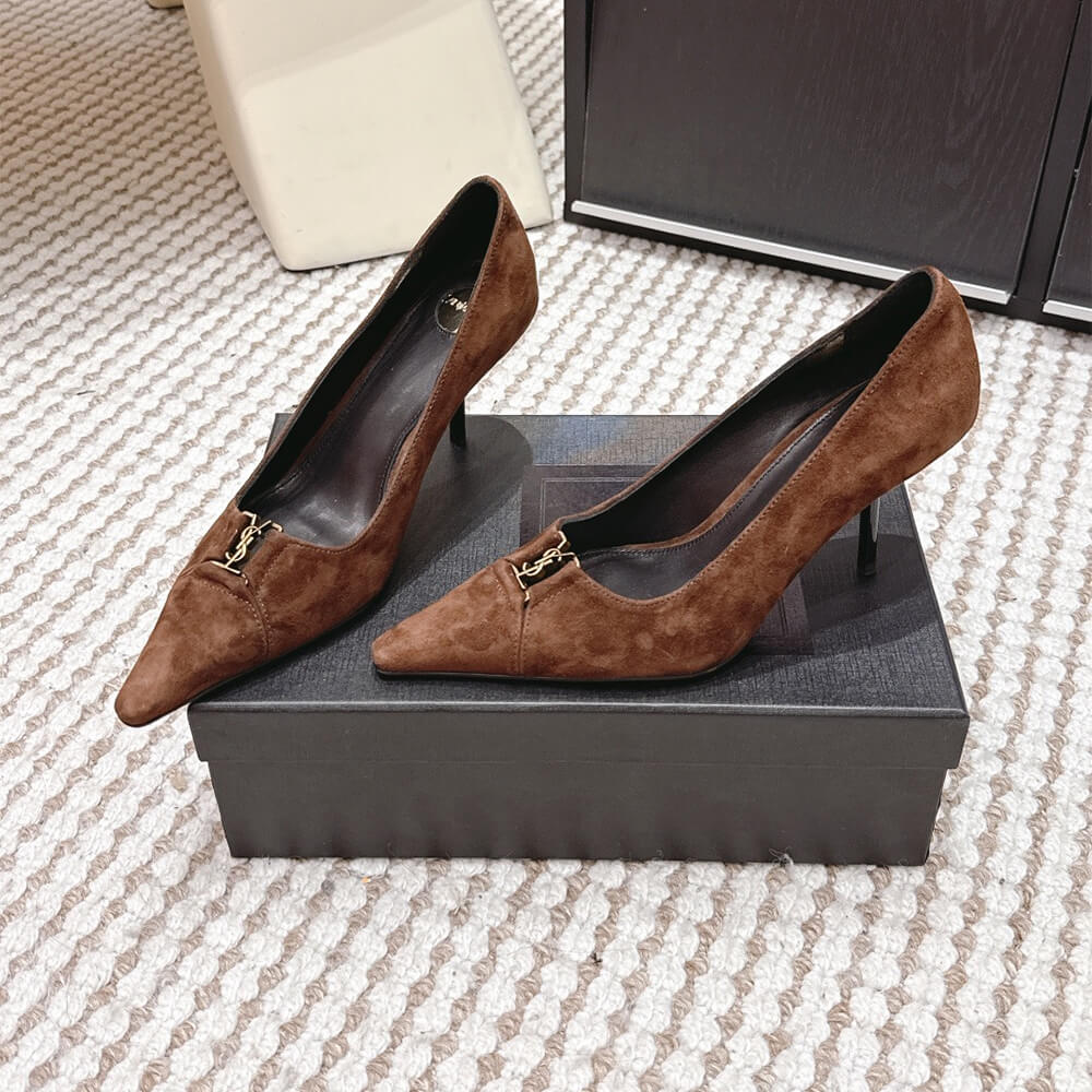 Y51 BABYLONE BRETEUIL pumps in suede