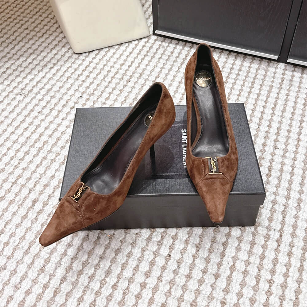 Y51 BABYLONE BRETEUIL pumps in suede