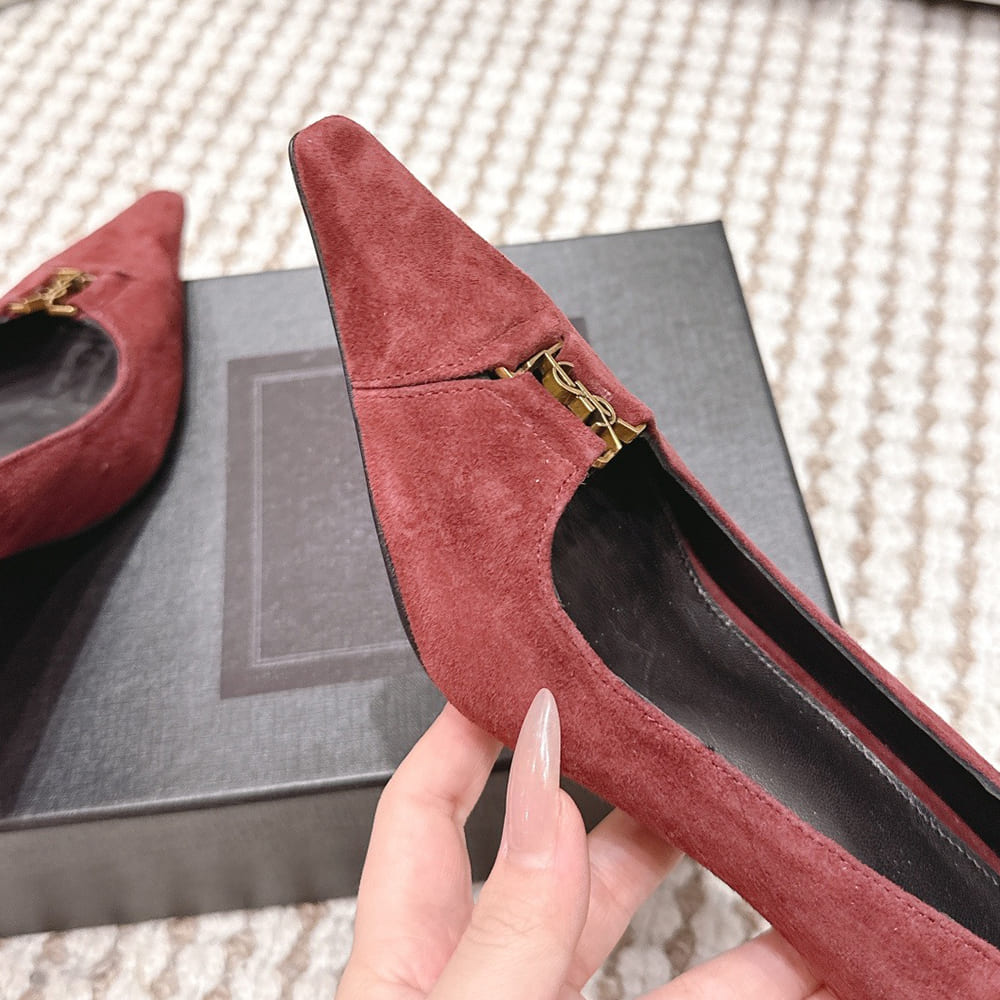 Y51 BABYLONE BRETEUIL pumps in suede