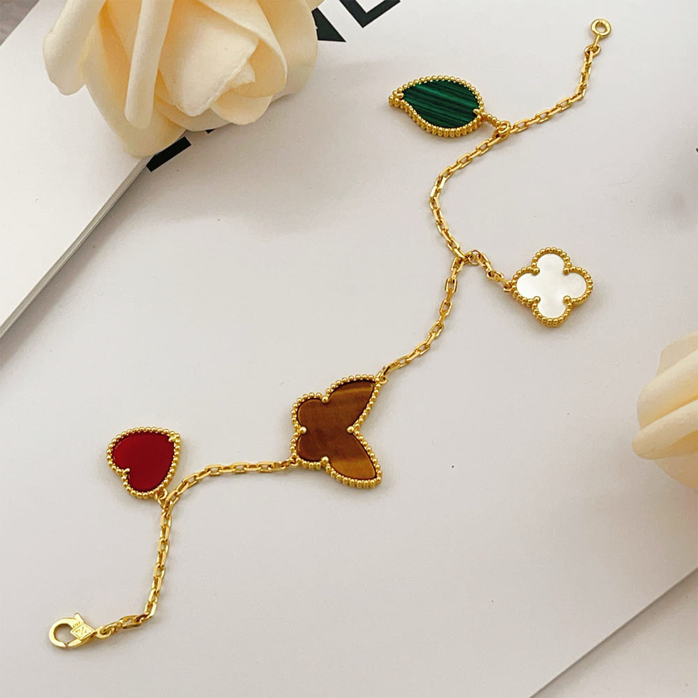VCA Lucky Alhambra bracelet, 4 motifs