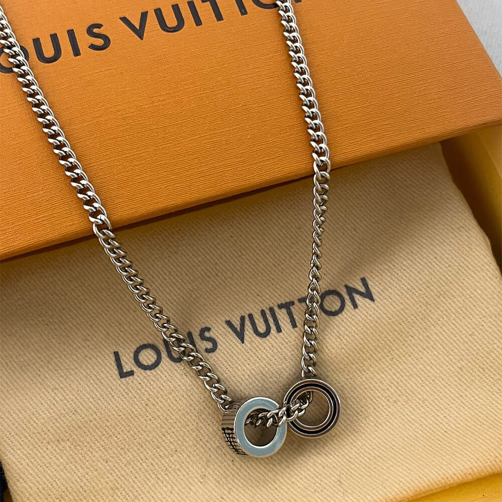 LV Damier Rings Pendant