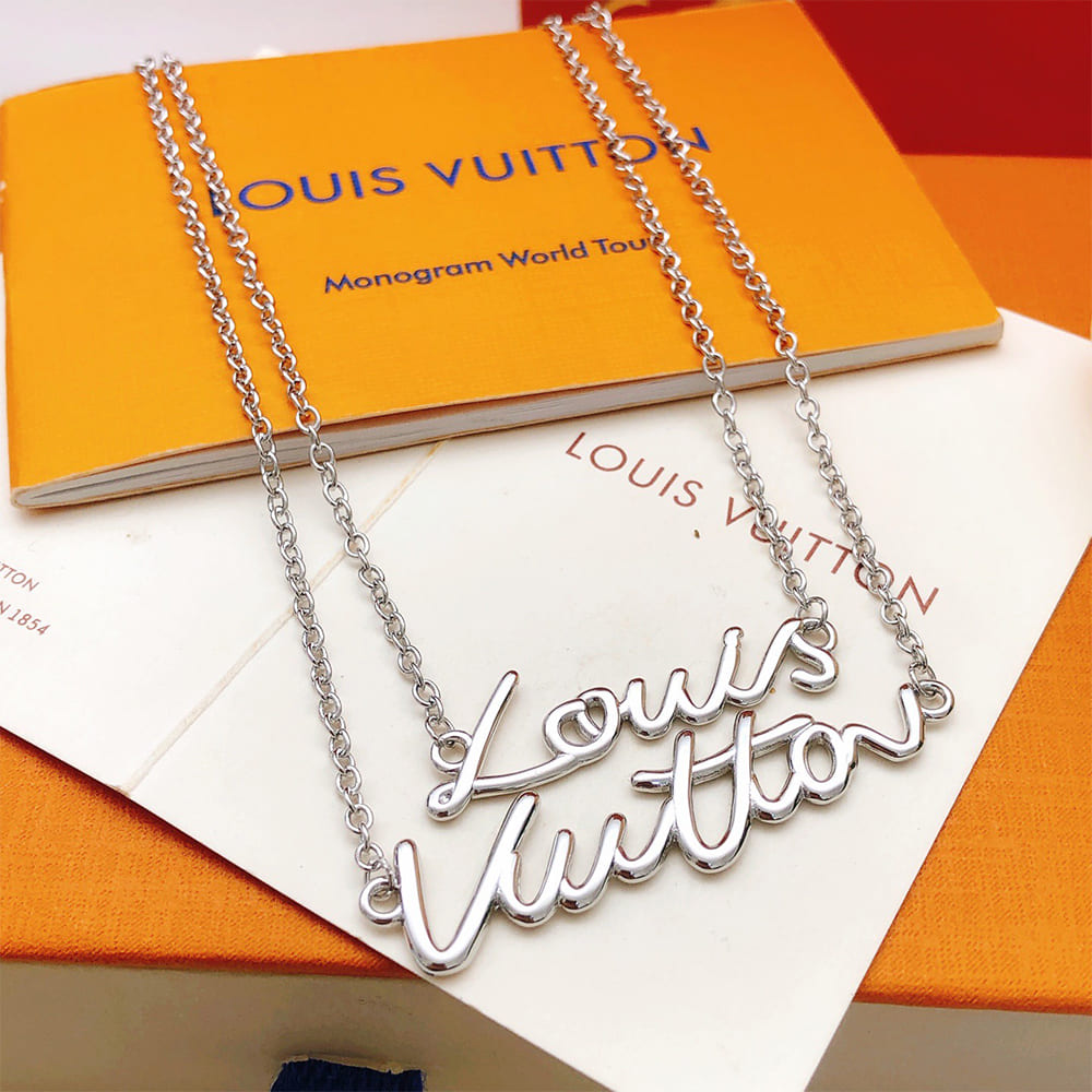 LV Script Necklace