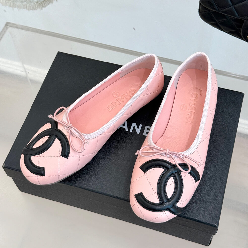 Ch**el Quilted Ballerina Flats