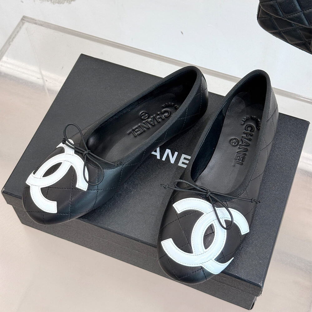 Ch**el Quilted Ballerina Flats