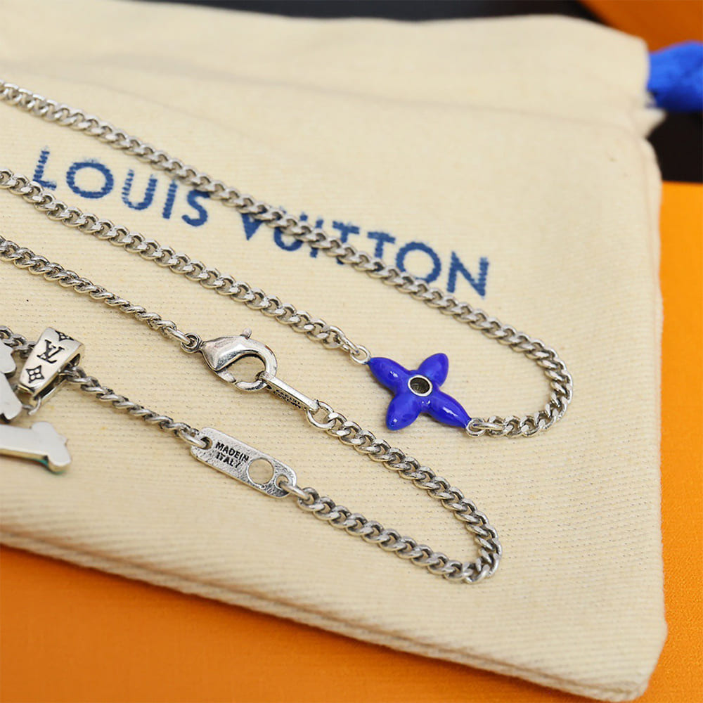LV Psychedelic Necklace Rainbow