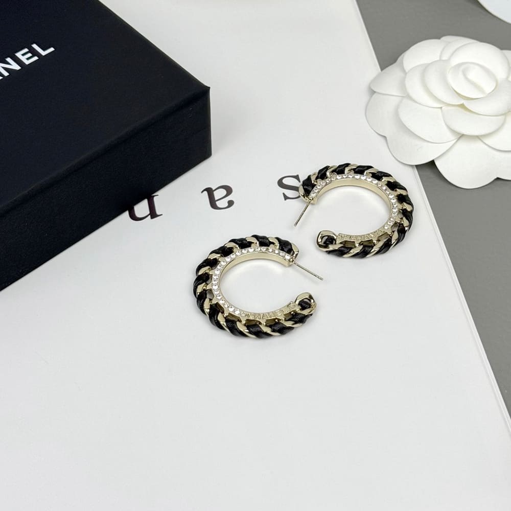 Ch**el Hoop Earrings