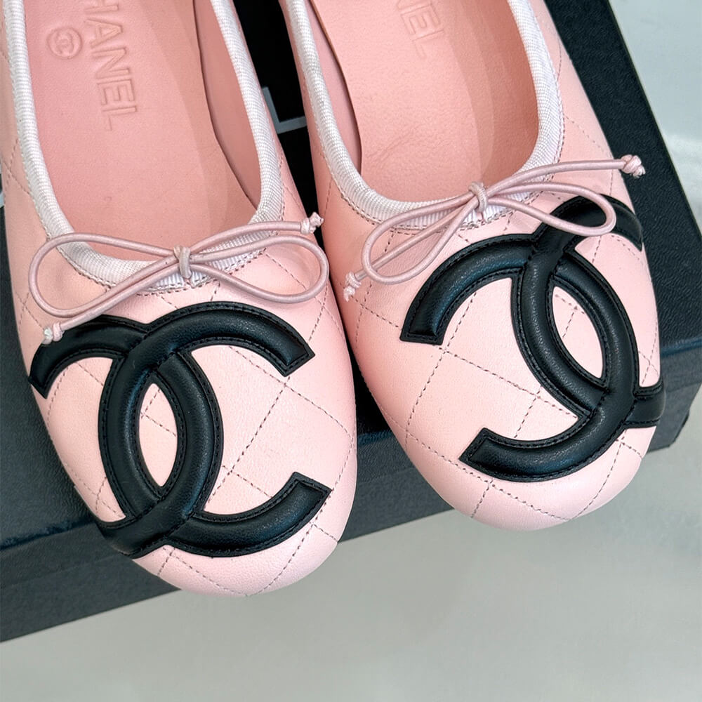 Ch**el Quilted Ballerina Flats