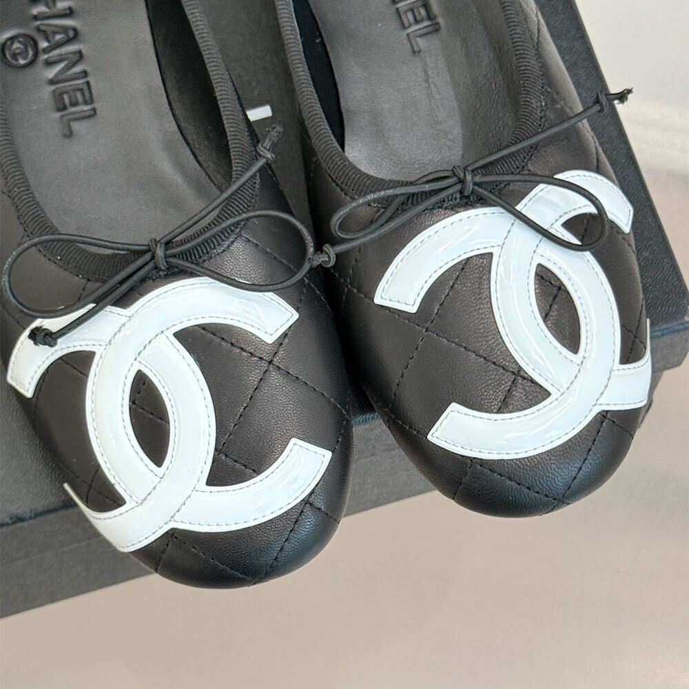 Ch**el Quilted Ballerina Flats