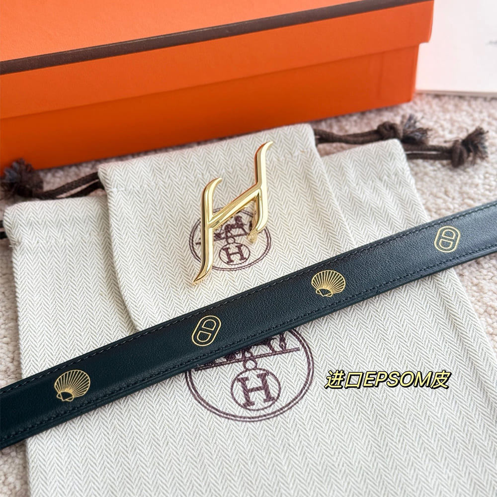 H**me5 HDN belt buckle & Herm??s sur Mer reversible leather strap 24 mm