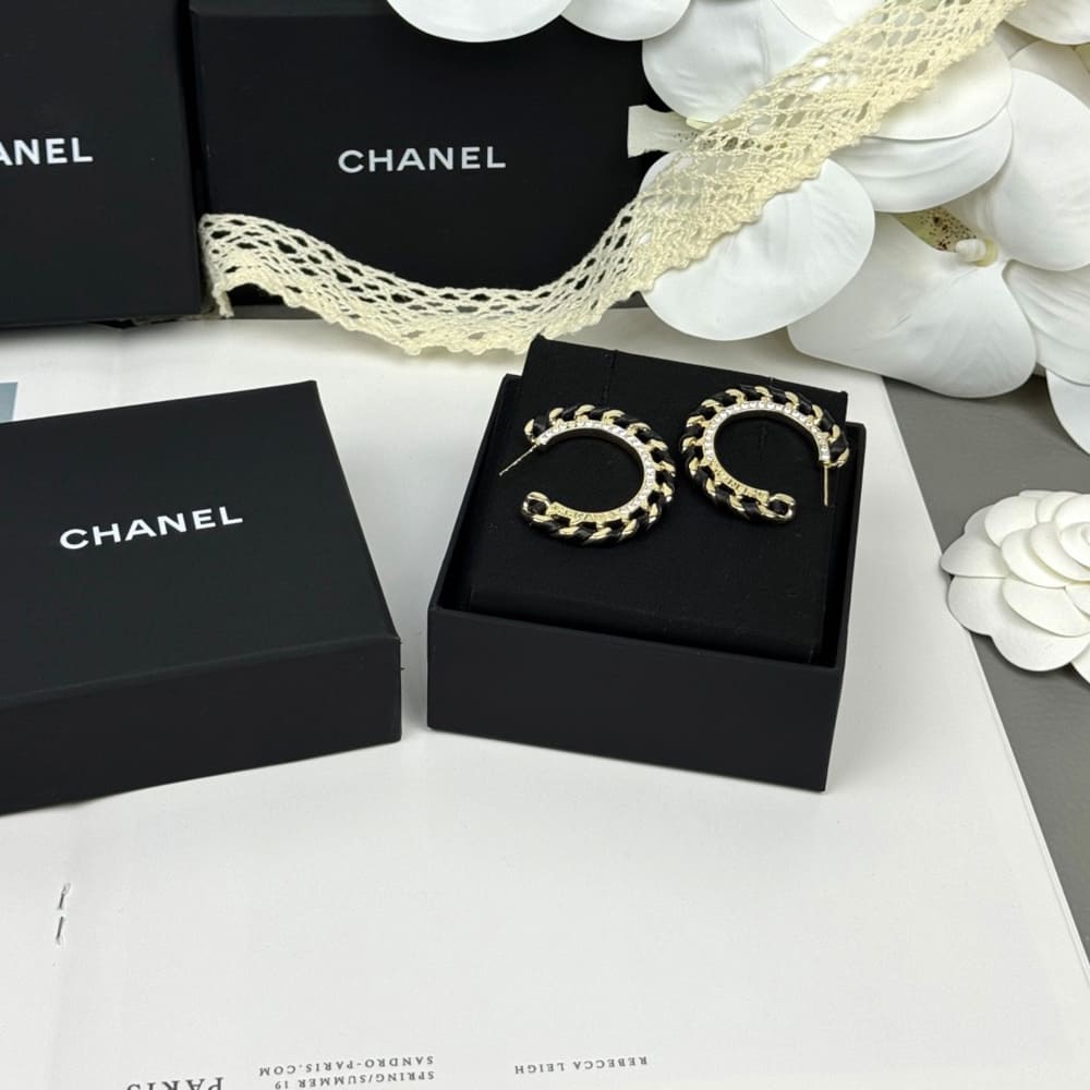 Ch**el Hoop Earrings