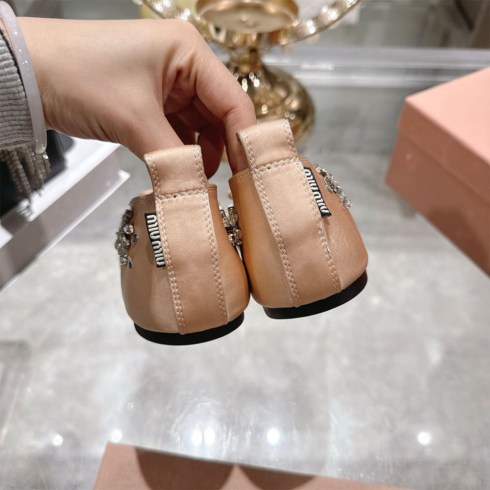 M1um1u Satin ballerinas(EU SIZE 35-41)