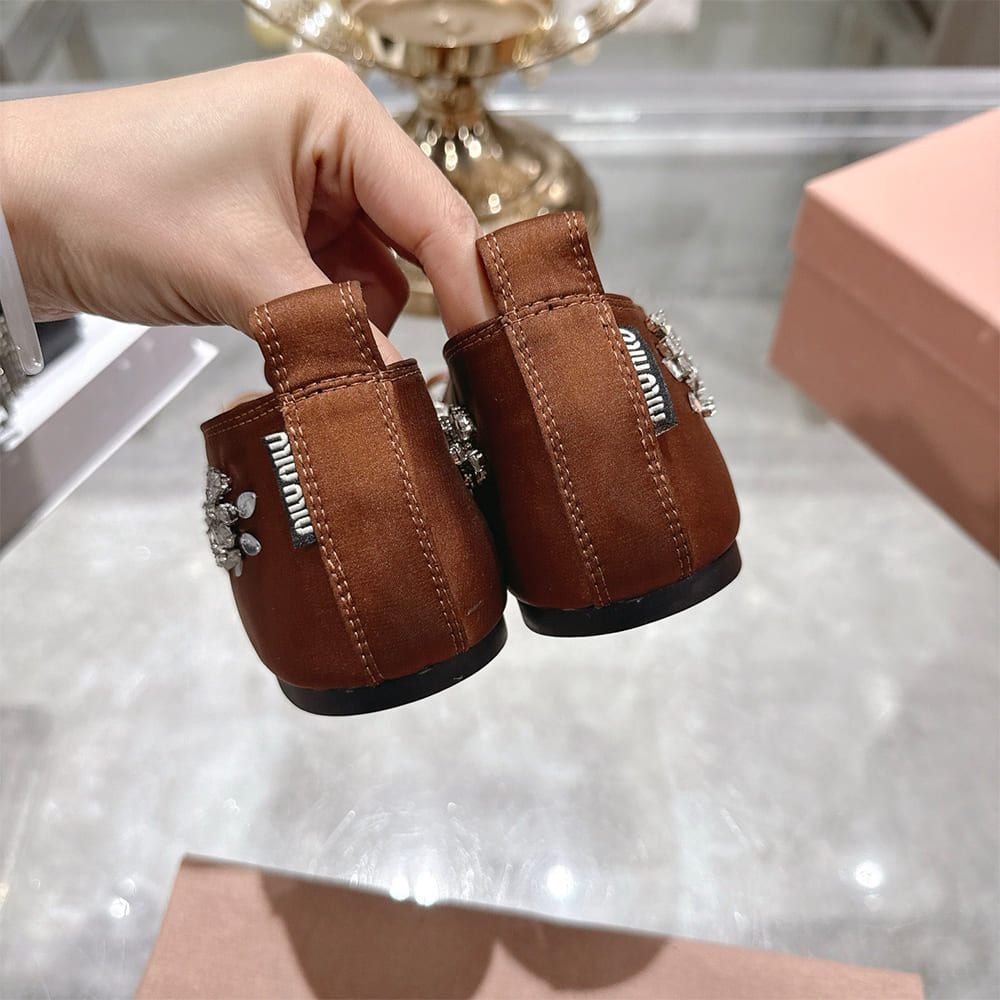 M1um1u Satin ballerinas(EU SIZE 35-41)