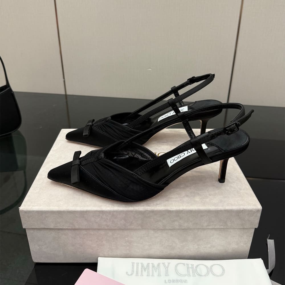 J1m*y Ch00 Ruched Tulle Pumps (EU SIZE 35-42)