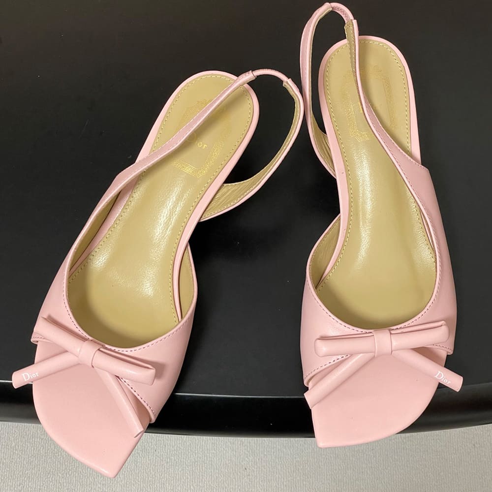 D10r Bow Heeled Slingback Sandal (EU SIZE 35-42)