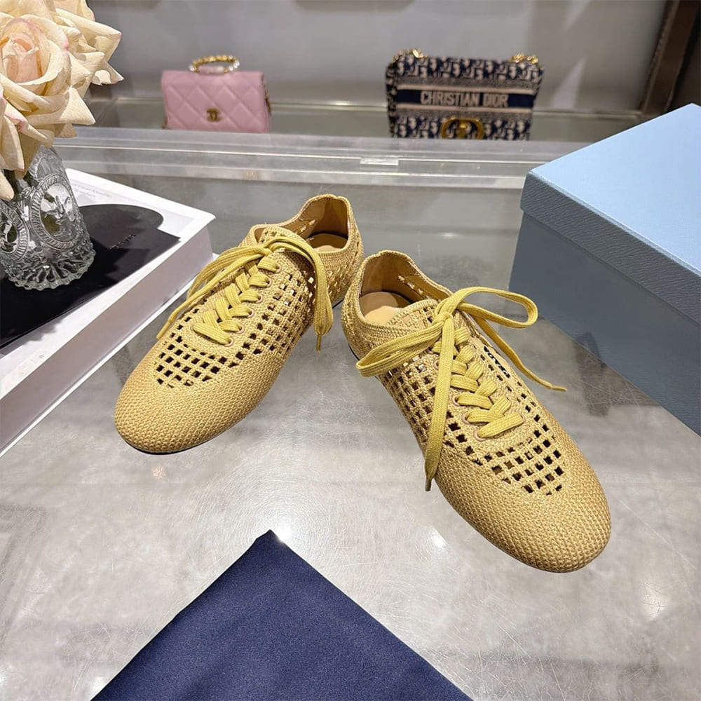 Pra*a Collapse crochet laced sneakers (EU SIZE 35-41)