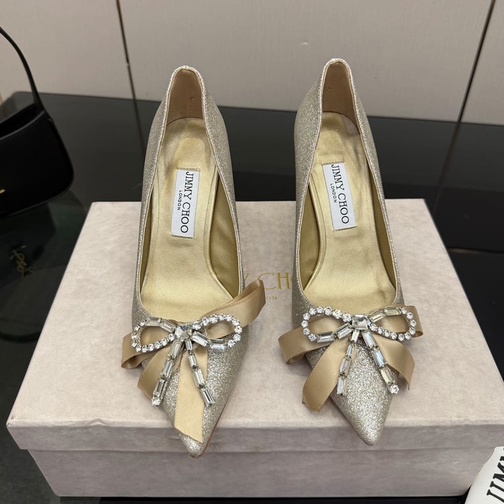 J1m*y Ch00 Crystal-Embellished Pumps (EU SIZE 35-43)