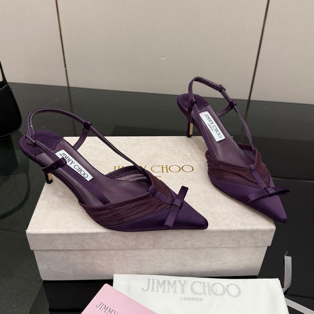 J1m*y Ch00 Ruched Tulle Pumps (EU SIZE 35-42)
