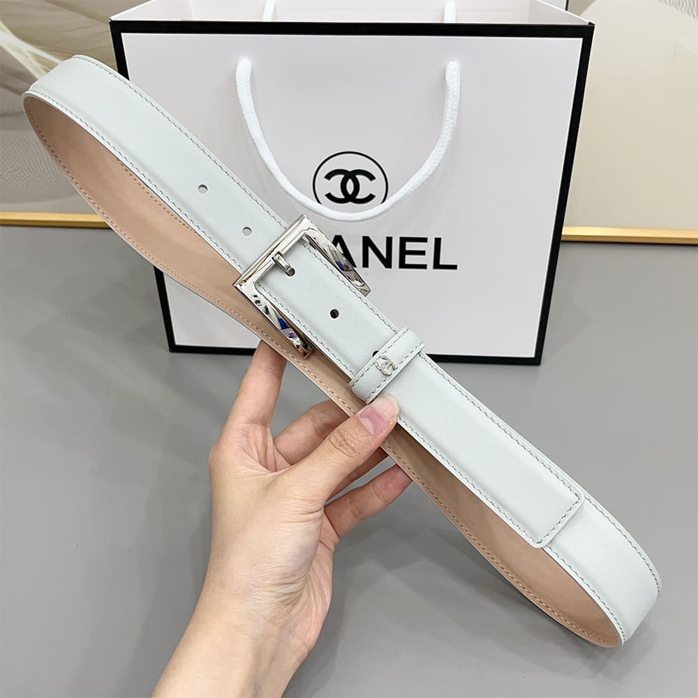 Ch**el Leather belt 30 mm