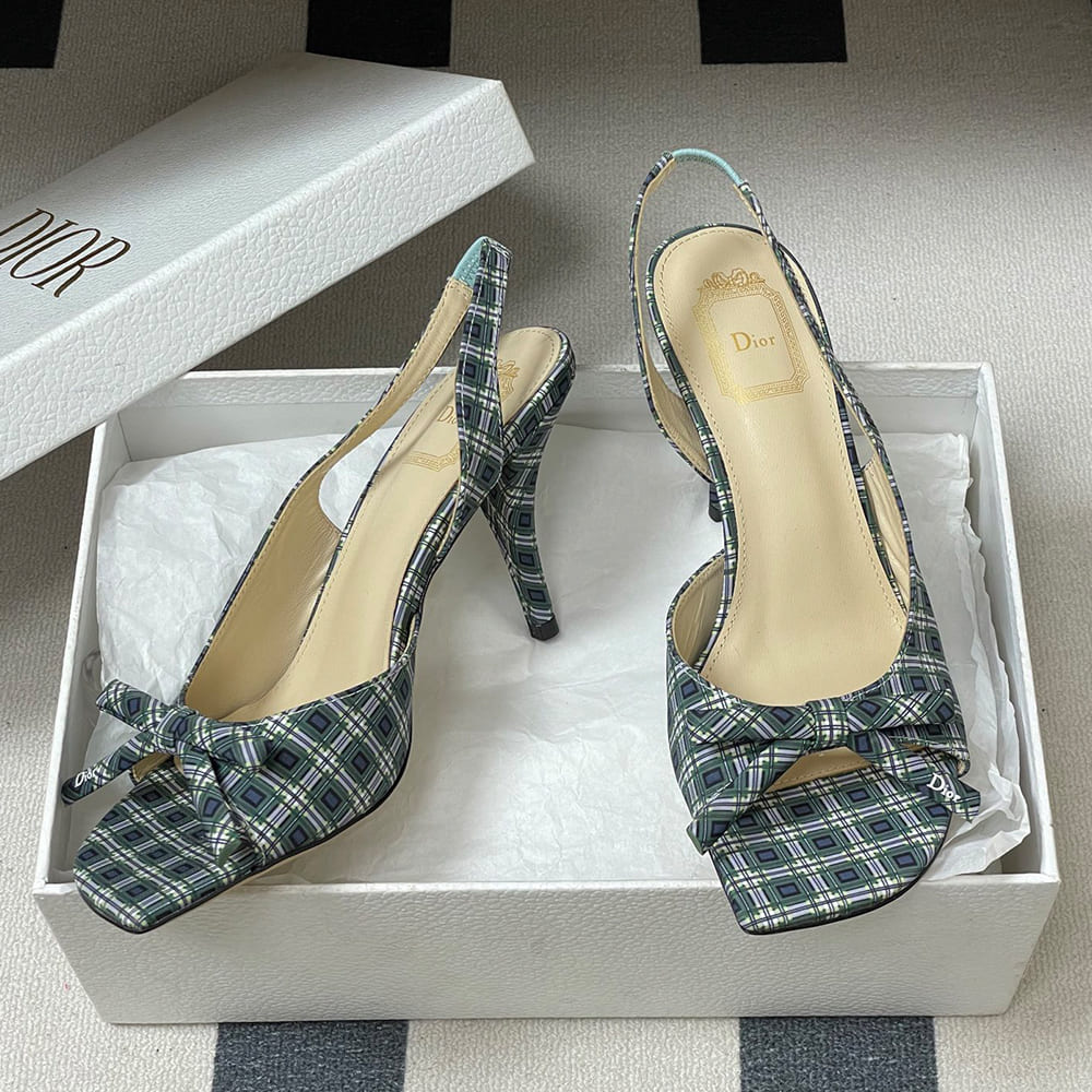 D10r Bow Heeled Slingback Sandal (EU SIZE 35-42)
