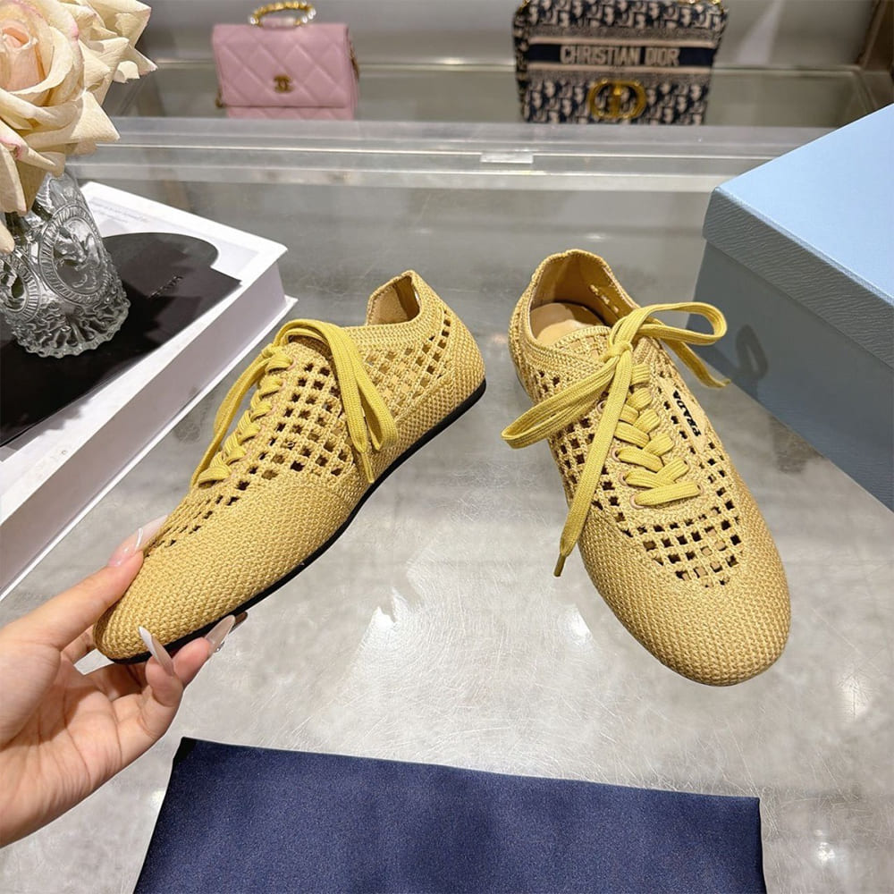 Pra*a Collapse crochet laced sneakers (EU SIZE 35-41)