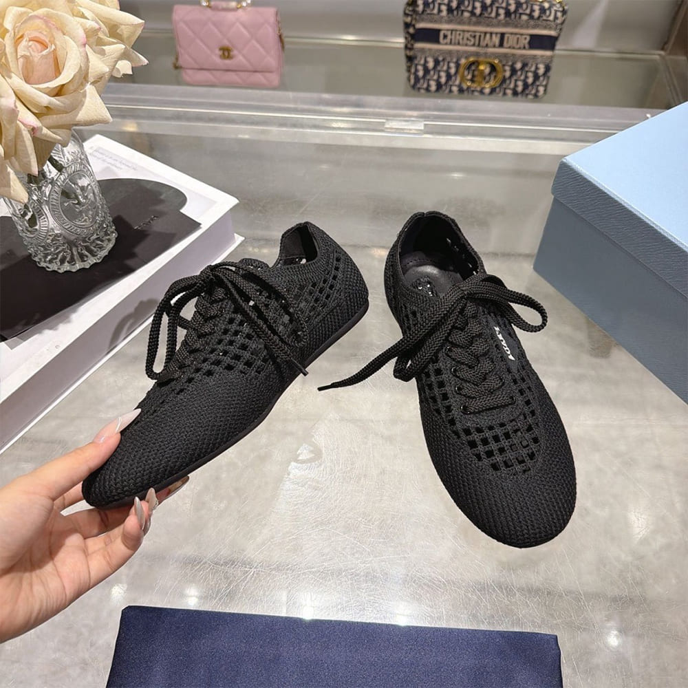Pra*a Collapse crochet laced sneakers (EU SIZE 35-41)