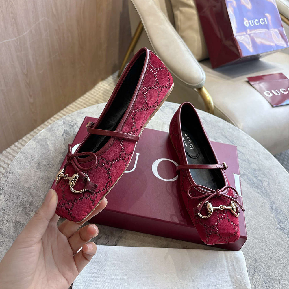 Gvc*1 GG crystal horsebit ballet flat (EU SIZE 35-42)