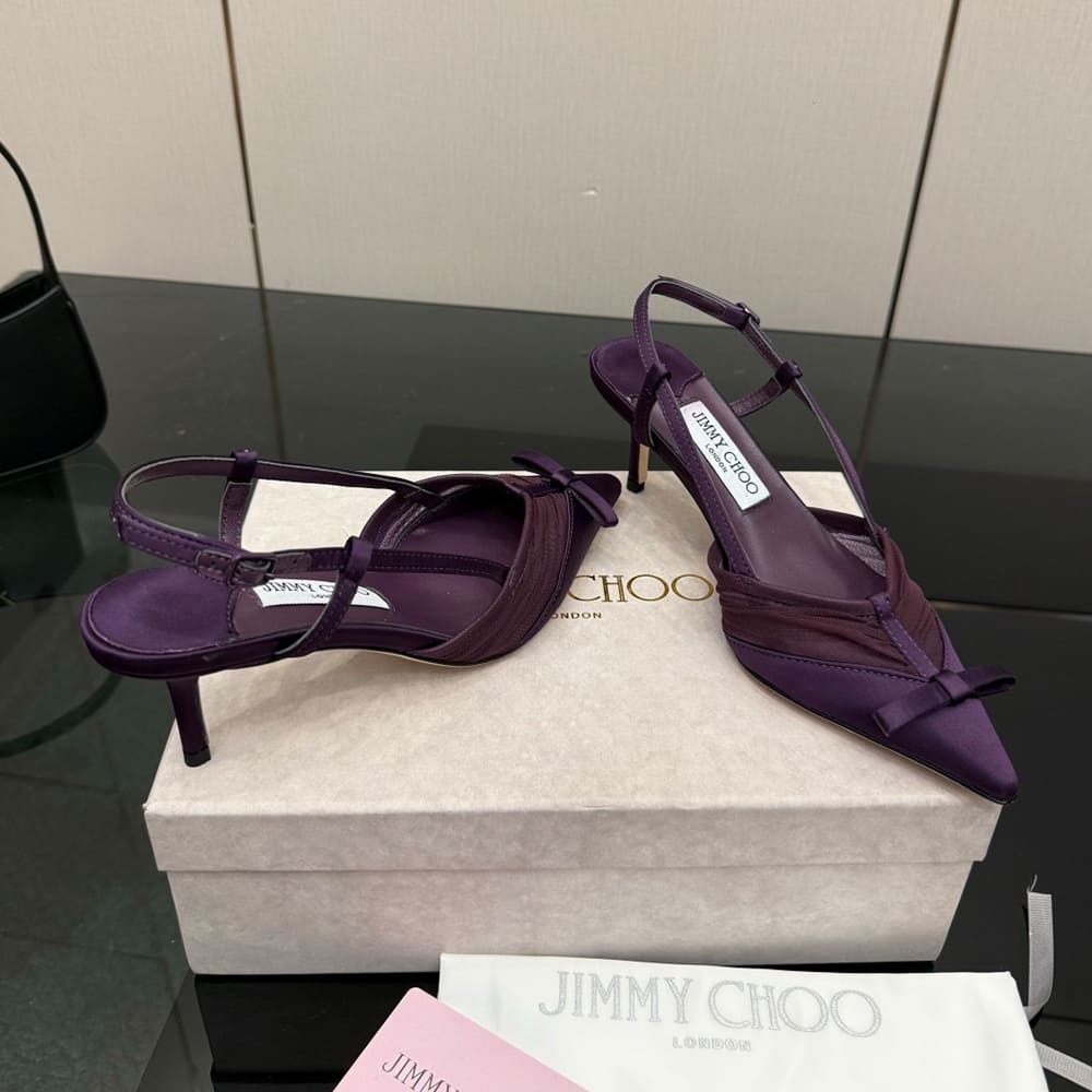 J1m*y Ch00 Ruched Tulle Pumps (EU SIZE 35-42)
