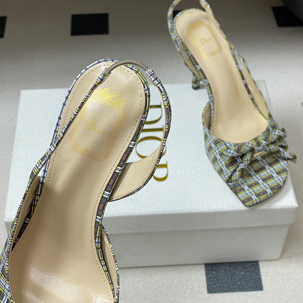 D10r Bow Heeled Slingback Sandal (EU SIZE 35-42)