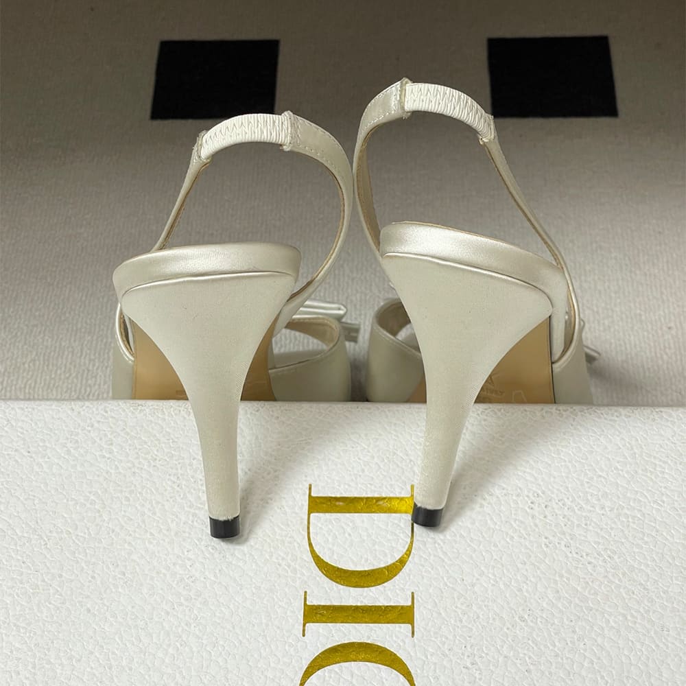 D10r Bow Heeled Slingback Sandal (EU SIZE 35-42)