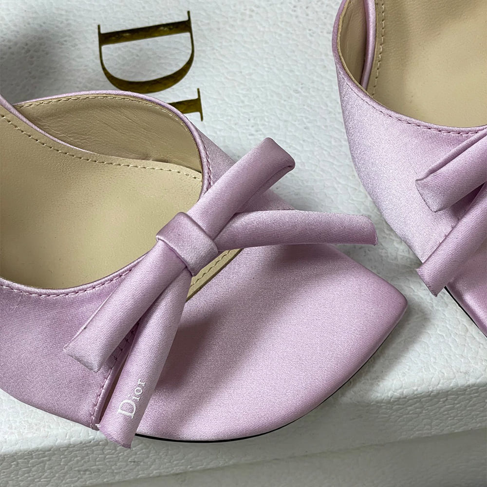 D10r Bow Heeled Slingback Sandal (EU SIZE 35-42)